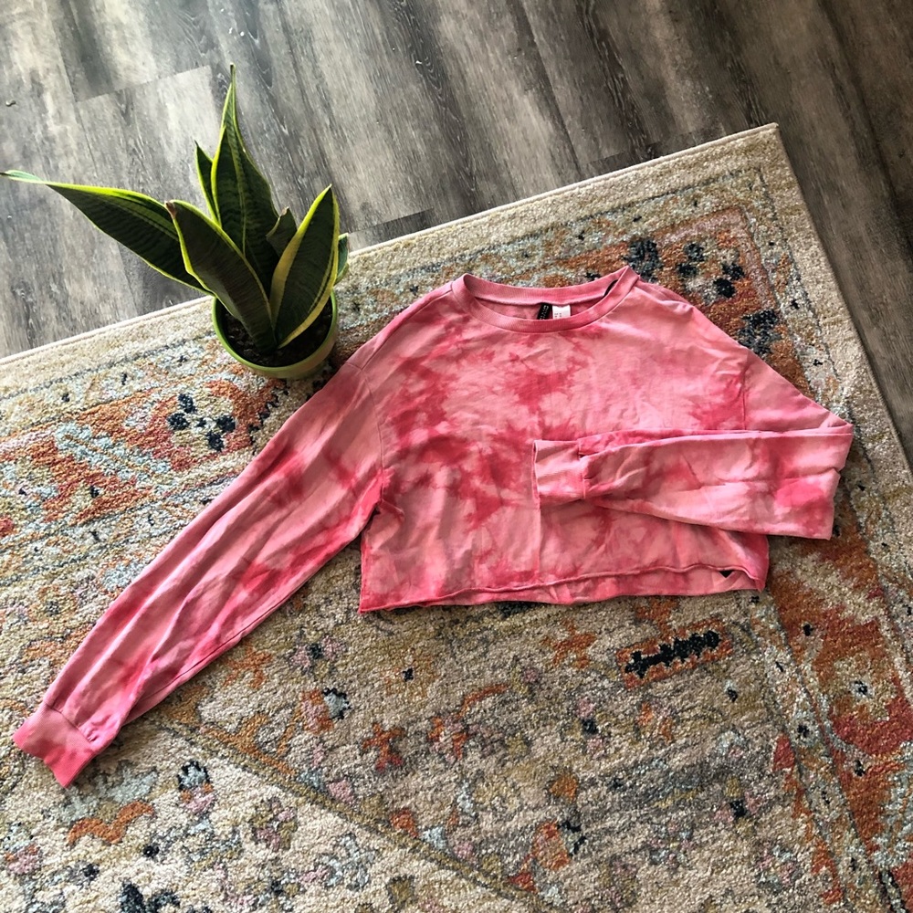 H&M | Cropped Tie Dye Sweater